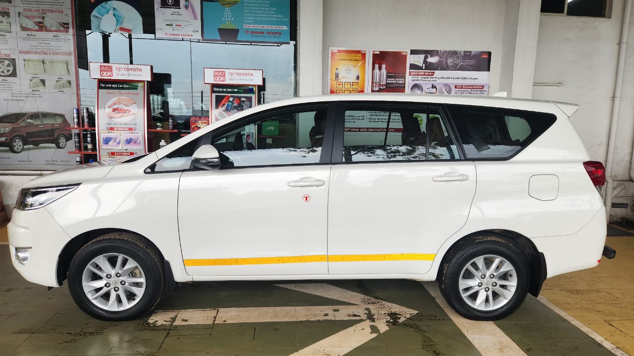 Happy customers in cab